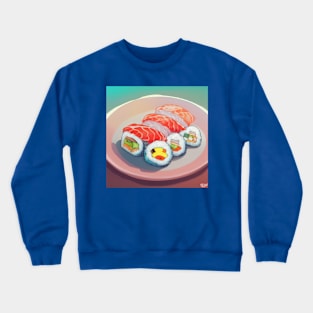 Kawaii Anime Sushi Crewneck Sweatshirt